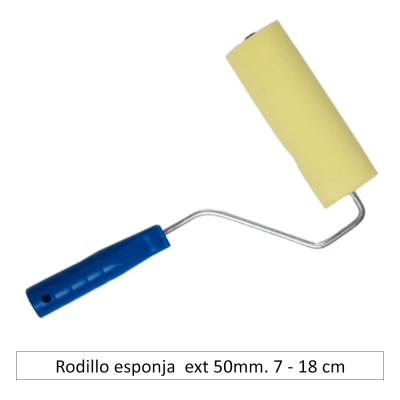 Rodillo esponja ext 50mm. 7 - 18 cm (pintar al