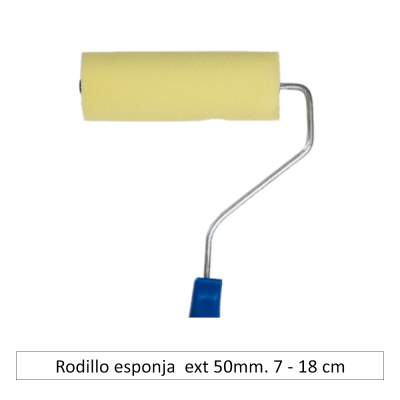 Rodillo esponja ext 50mm. 7 - 18 cm (pintar al