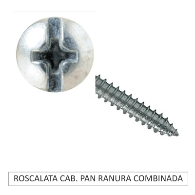 ROSCALATA CAB. PAN RANURA COMBINADA 