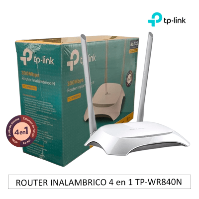 ROUTER INALAMBRICO 4 en 1 TP-LINK TL-WR840N