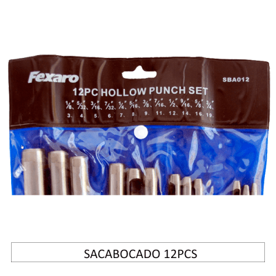 SACABOCADO 12PCS