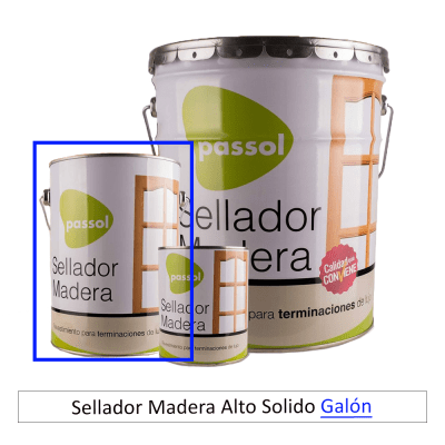Sellador Madera Alto Solido Galon