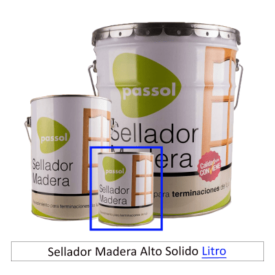 Sellador Madera Alto Solido 1/4 Galon (litro)