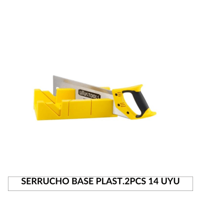 SERRUCHO BASE PLAST.2PCS 14 UYU