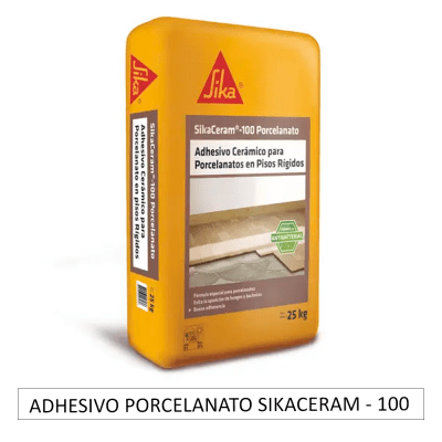 Adhesivo Cerámico SIKACERAM -100  para porcelanato 25 kg