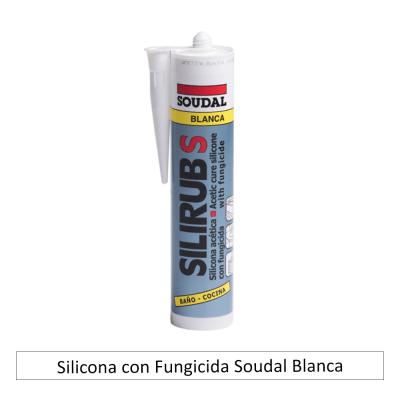 Silicona Baños y Vent: BLANCA 280cc Soudal