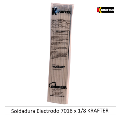 Soldadura Electrodo 7018 x 1/8 KRAFTER