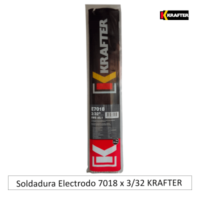 Soldadura Electrodo 7018 x 3/32 KRAFTER