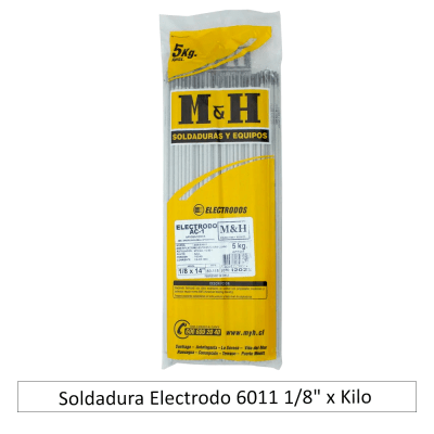 Soldadura Electrodo 6011 1/8 x kilo