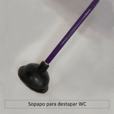 Sopapo para destapar WC