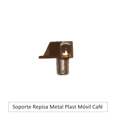 SOPORTE REPISA METAL PLAST. MÓVIL X UD.