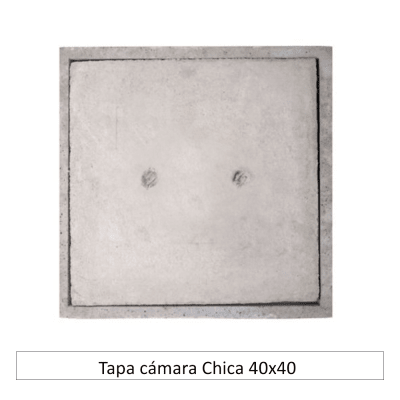 Tapa cámara Chica 40x40