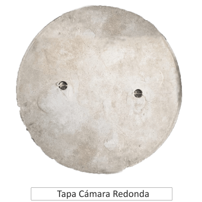 Tapa cámara grande Redonda