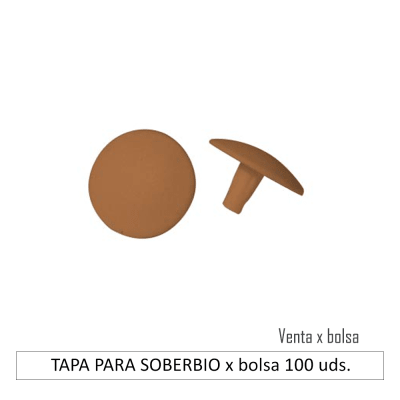 TAPA PARA SOBERBIO x bolsa 100 uds.