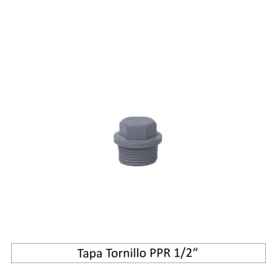 Tapa Tornillo PPR 1/2 pulg