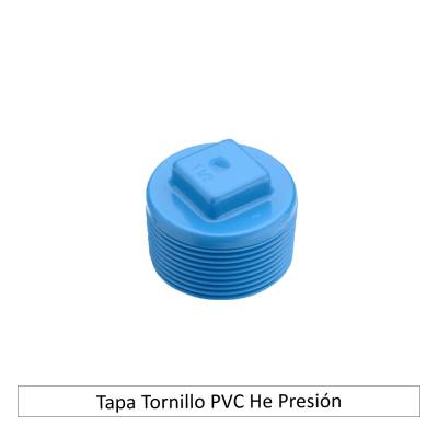 Tapa Tornillo PVC He Presión