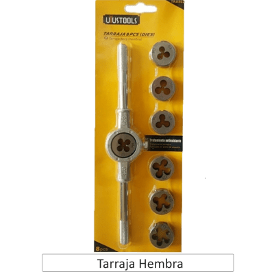 TARRAJA HEMBRA 8PCS