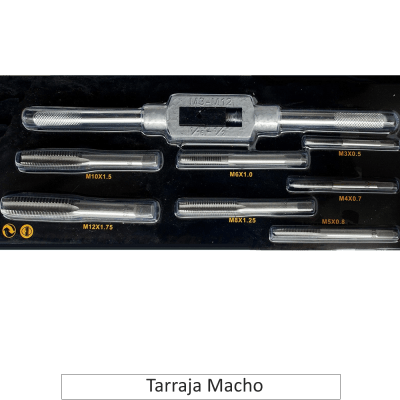 TARRAJA MACHO 8PCS
