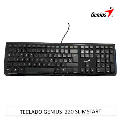 TECLADO GENIUS i220 SLIMSTART