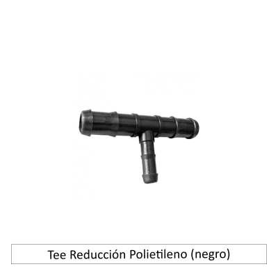 Tee Reducción Polietileno (negro)