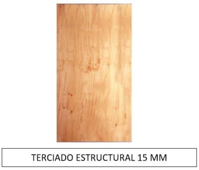 TERCIADO ESTRUCTURAL 15 mm