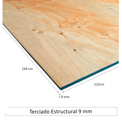 Terciado Estructural 9 mm