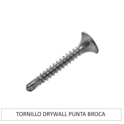 TORNILLO DRYWALL PUNTA BROCA