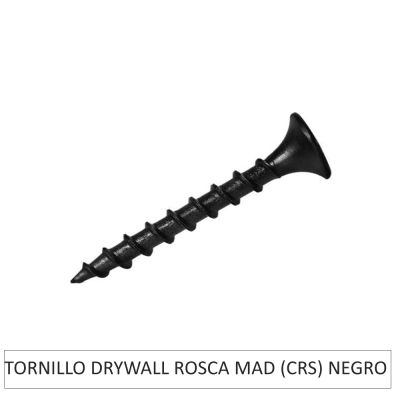 TORNILLO DRYWALL ROSCA MAD (CRS) Fosfatizado (NEGRO)