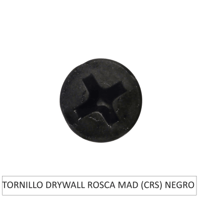 TORNILLO DRYWALL ROSCA MAD (CRS) Fosfatizado (NEGRO)