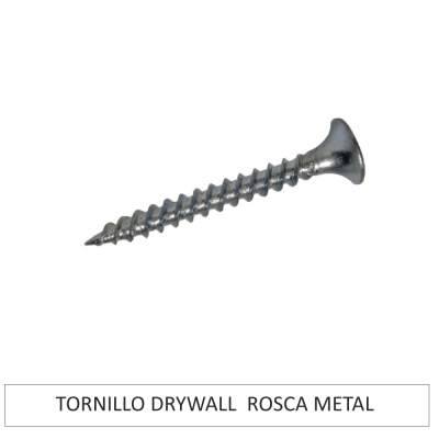 TORNILLO DRYWALL ROSCA METAL