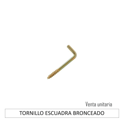 TORNILLO ESCUADRA BRONCEADO