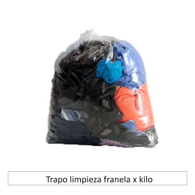Trapo limpieza franela x kilo
