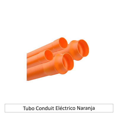 Tubo Conduit Eléctrico Naranja