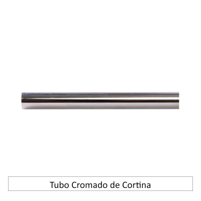 Tubo cromado Cortina