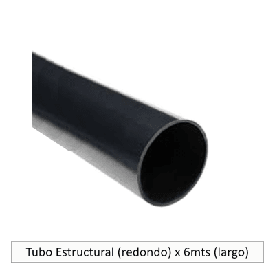 Tubo Estructural (redondo) 1.1/2