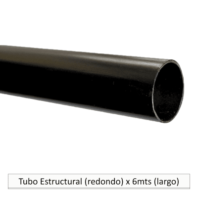 Tubo Estructural (redondo) 1.1/2