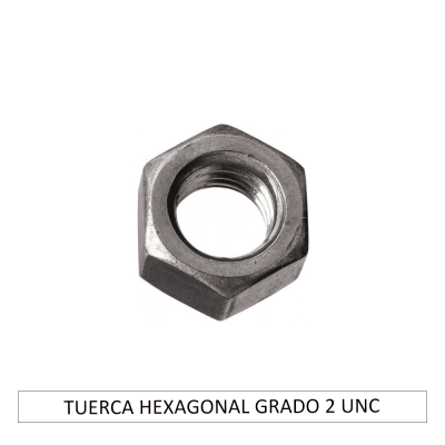 TUERCA HEXAGONAL GRADO 2 UNC