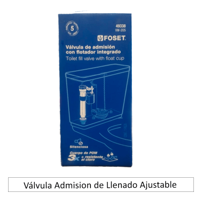 Válvula Admisión de Llenado Ajustable