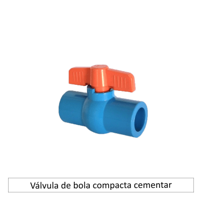 Válvula de bola compacta cementar 32mm