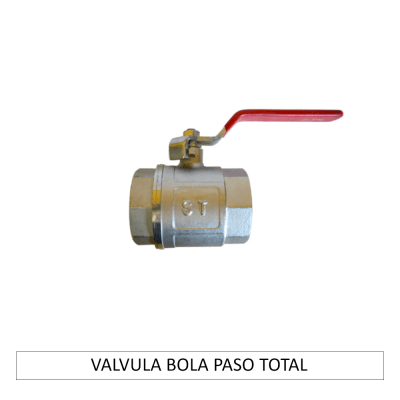 VALVULA BOLA PASO TOTAL
