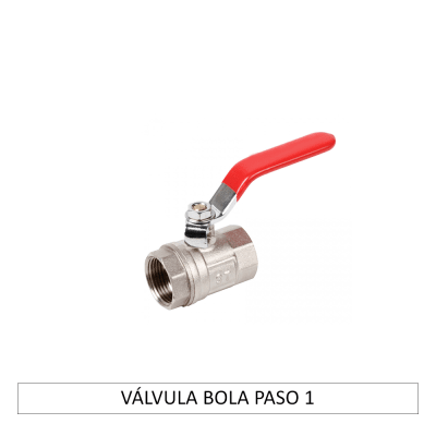 Válvula Bola paso