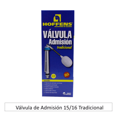 Válvula de Admisión 15/16 Tradicional