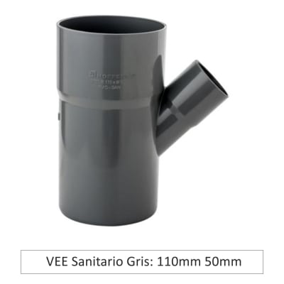 VEE Sanitario Gris - Distintas Salidas
