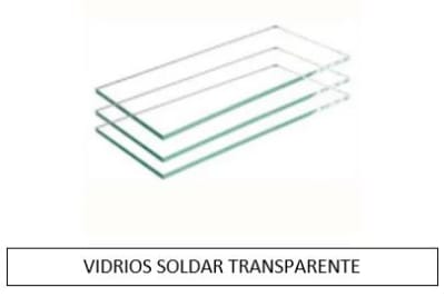 Vidrio Soldar Transparente