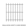Malla Acma 1x2 mt. x 3.4mm grosor (cuadrado 5cm)1