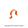 Abrazadera PVC Conduit (naranja)1