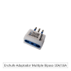 Enchufe Adaptador Multiple Bipaso 10A/16A1