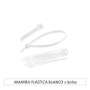 AMARRA PLÁSTICA BLANCO x bolsa1