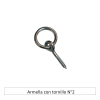 Armella con tornillo nro 21