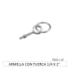 Armella con tuerca 1/41